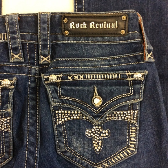 Rock Revival Denim - Rock Revival Celine boot cut rhinestone jeans